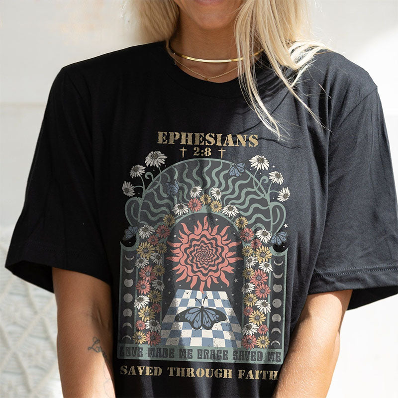 Vintage Hipster Faith T-shirt